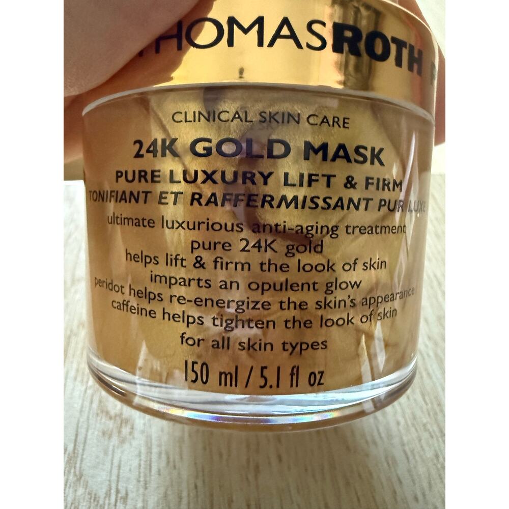 $85 Peter Thomas Roth 24K Gold Mask Pure Luxury Lift & Firm 150ml Full Size New - Picture 3 of 5